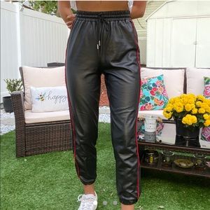 Forever 21 Leather Joggers